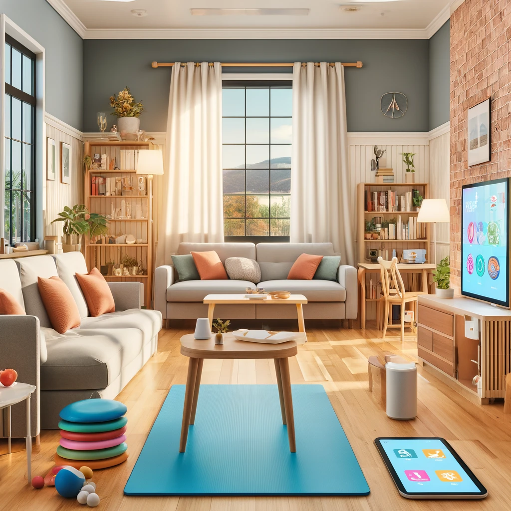 Designing Friendly Spaces for Rehabilitation at Home